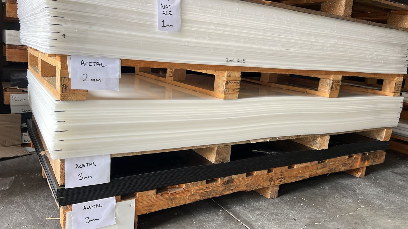 Acetal Sheet in stock at the Blacktown warehouse