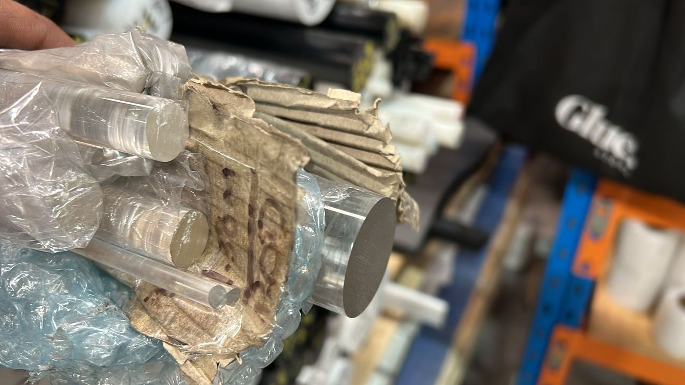 Acrylic Rod in stock at the Blacktown warehouse