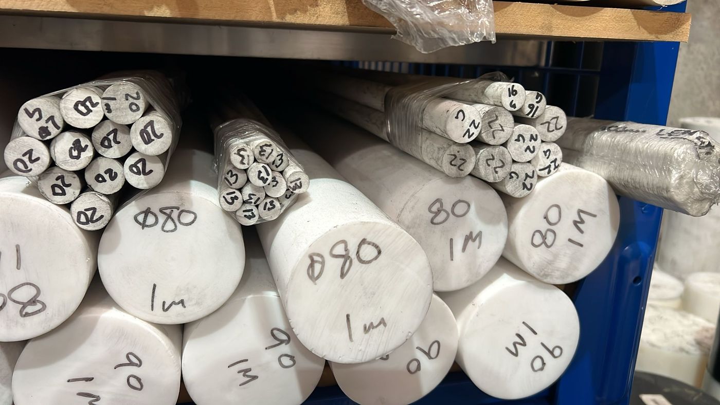 PTFE-GF Rod in stock at the Blacktown warehouse