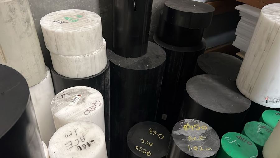 Acetal Rod in stock at the Blacktown warehouse