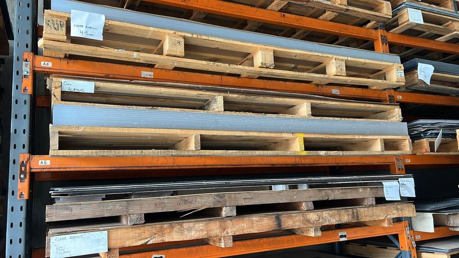 Acrylic Sheet in stock at the Blacktown warehouse