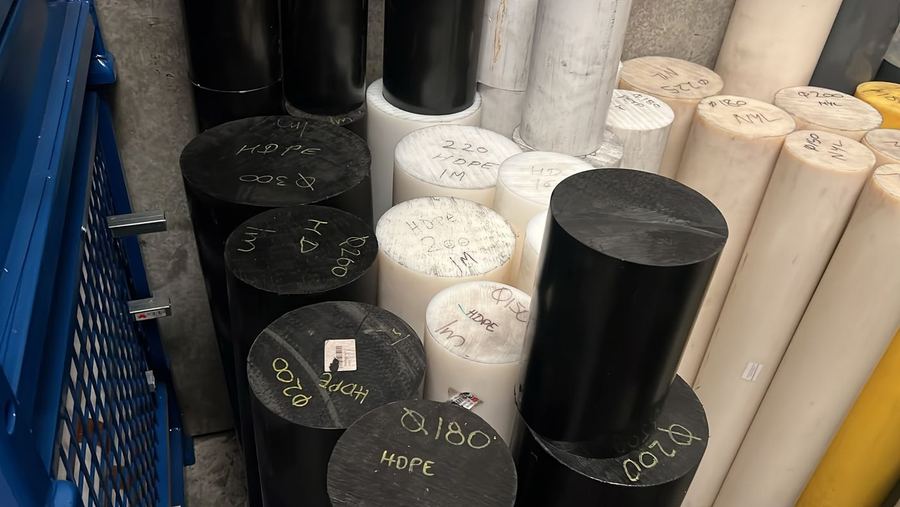 HDPE Rod in stock at the Blacktown warehouse