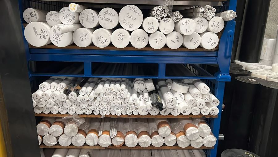 PTFE Rod in stock at the Blacktown warehouse