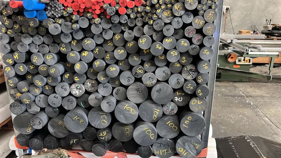 PVC rod — bulk holdings
